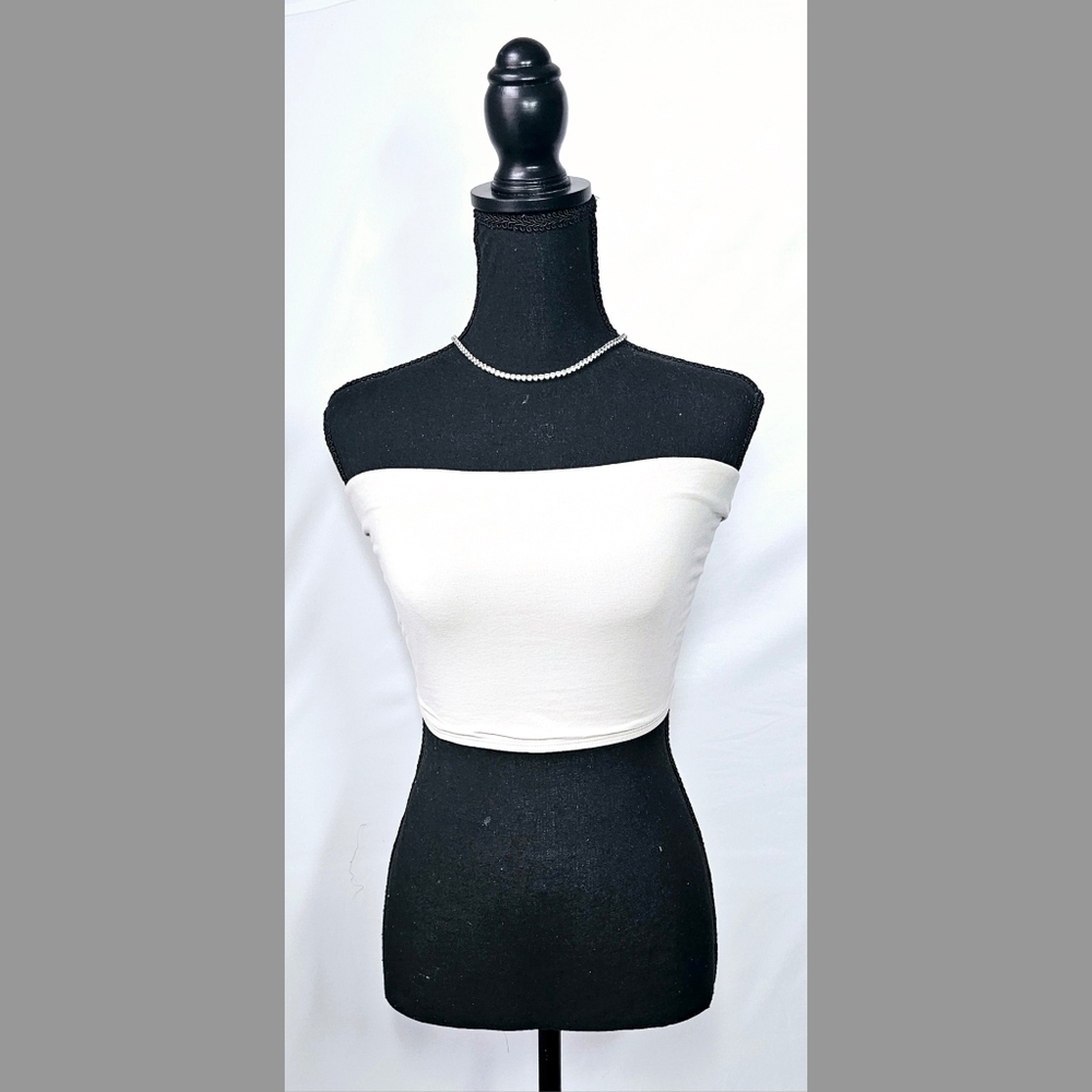 S H&M Beige Tube Top